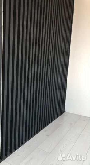 Деревянные рейки для зонирования