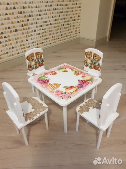 Деревянная мебель для кукол