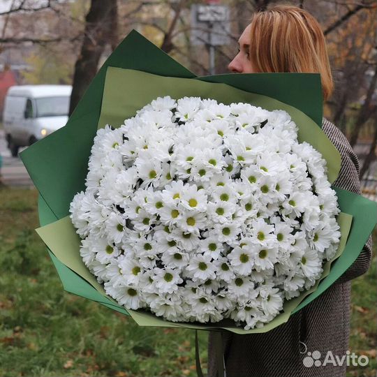 Букет хризантем 