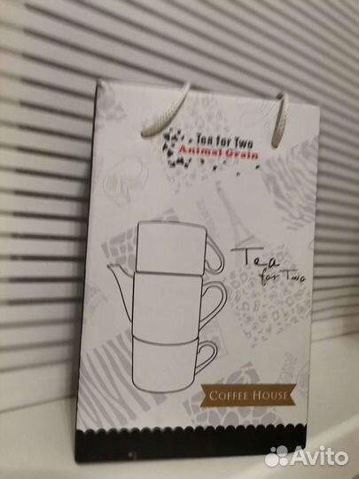 Чайный набор на 2 персоны новый