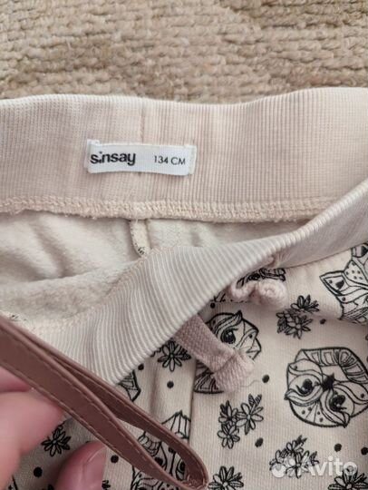 Брюки с начесом 134 размер