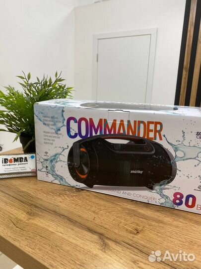 Портативная акустика Smart Buy Commander 80Вт
