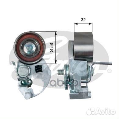 Ролик-натяжитель ремня грм T43133 Gates