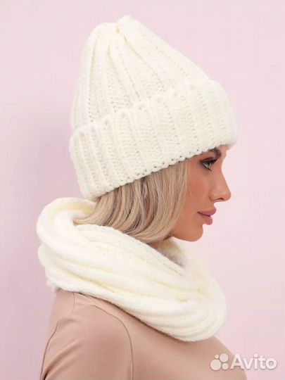 Шапка и снуд, зима, новые