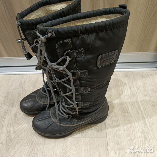 Зимние женские сапоги 38 ecco