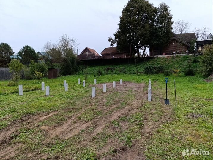 Сваи жб / Фундамент на забивных сваях