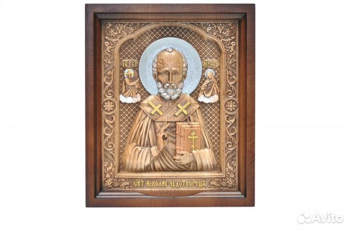 Резная икона 
