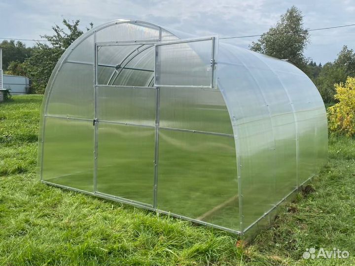 Теплица арочная из двойной дуги 20х20