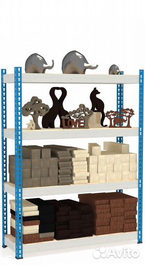 Стеллажи металлические среднегрузовые MS Pro