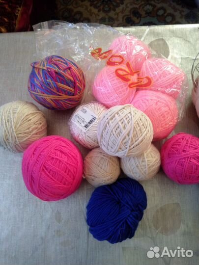 Пряжа нитки для вязания цена за все