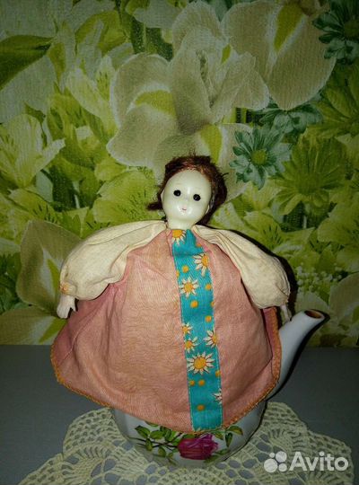 Кукла СССР на чайник. Ивановская фабрика