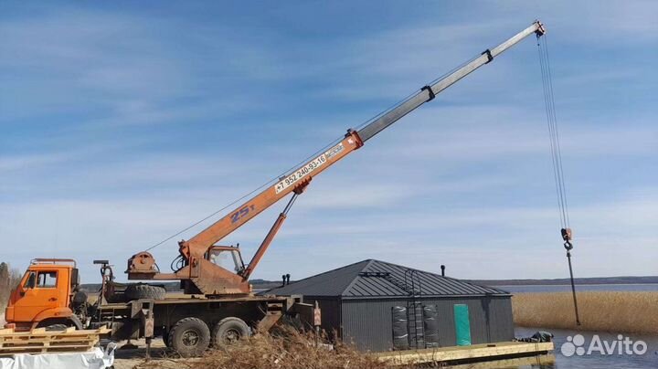 Аренда и услуги автокрана, 16 т, 19 м, с гуськом 7 м