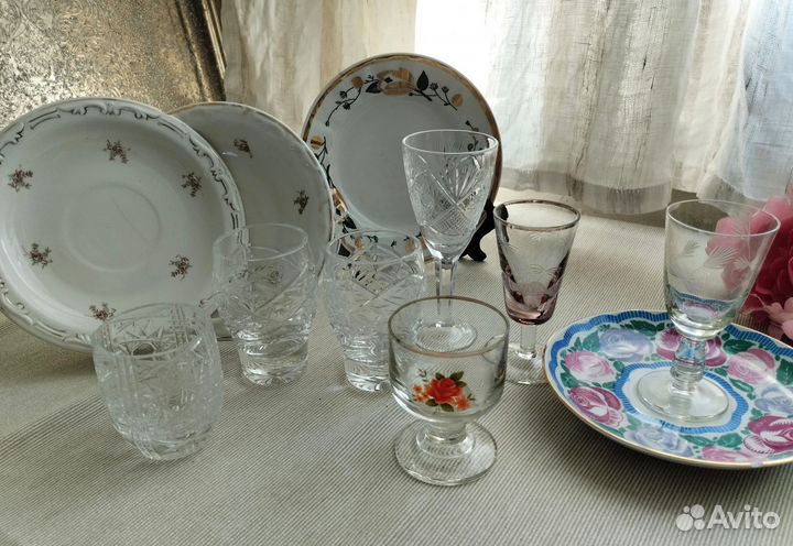 Рюмки и блюдца СССР