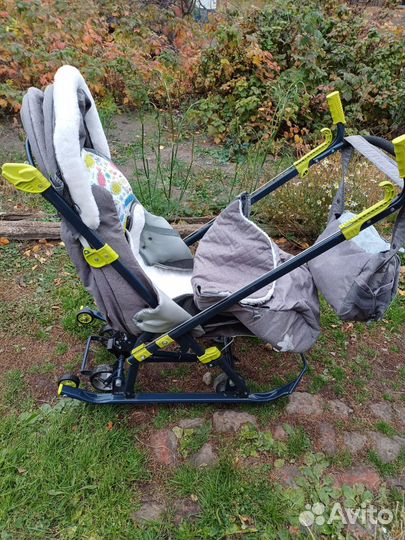 Санки коляска nika