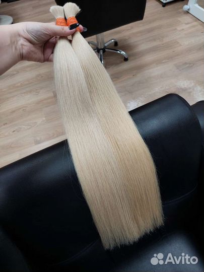 Волосы для наращивания 60 см блонд