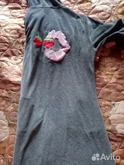 Тёплый махровый халат на девочку, девушку