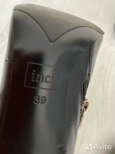 Ботильоны женские 39 размер кожа