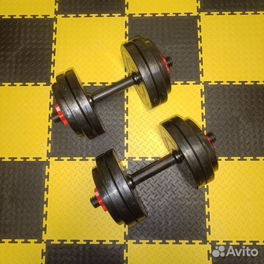 Гантели 2 по 12.5 кг. Новые. Металл резина