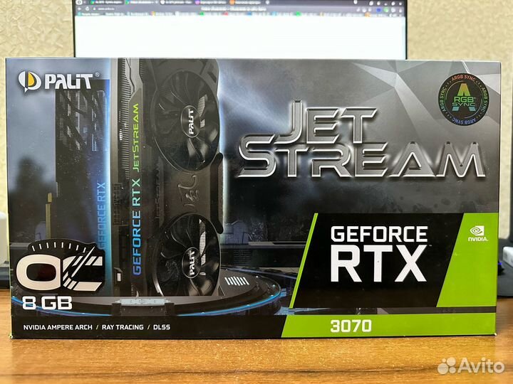 Видеокарта Palit GeForce RTX 3070 JetStream