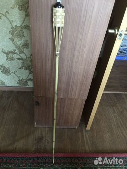 Факел,ночник,светлый,бамбуковый