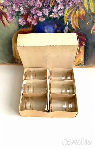 Комплект стаканов времён СССР