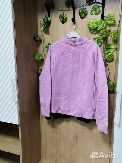 Кофта женская на молнии вязанная