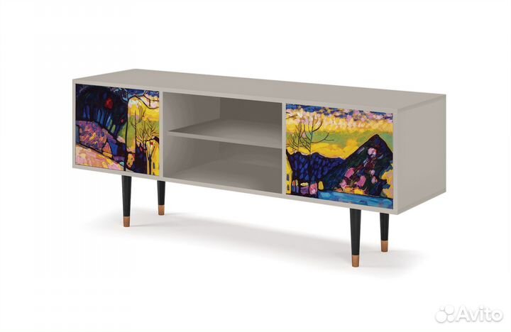 Тв-тумба T2 - Сатин - Winter Landscape