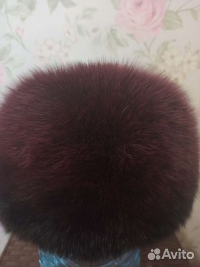 Шапка женская из песца