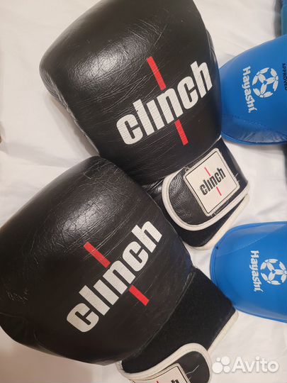 Защита голени и перчатки для мма