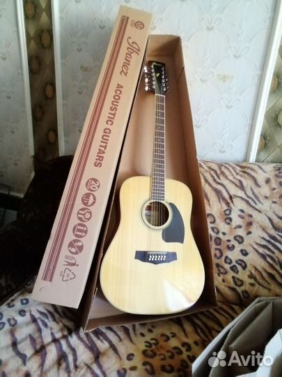 Акустическая гитара 12 струнная Ibanez PF1512-NT