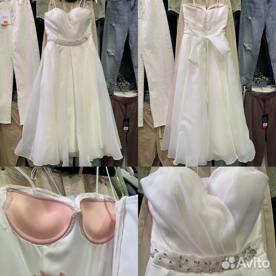 Свадебное платье органза