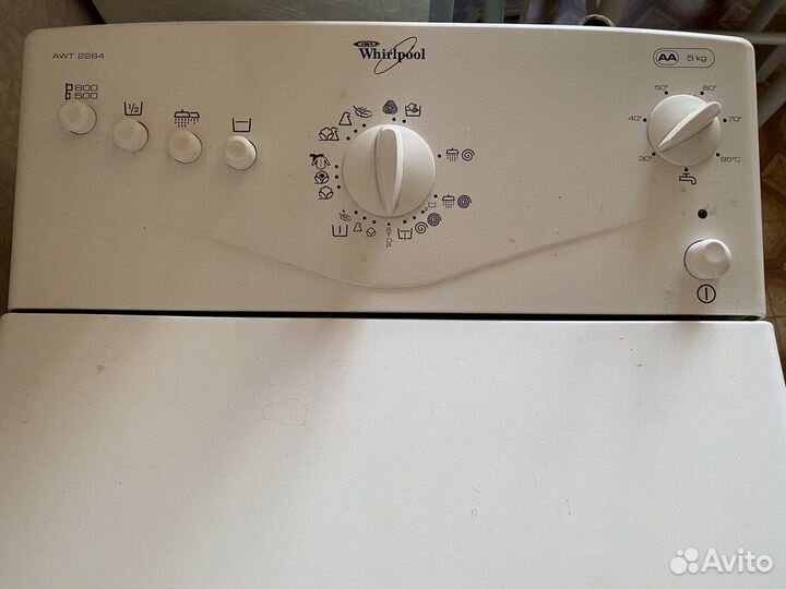 Стиральная машина Whirlpool вертикальная загрузка