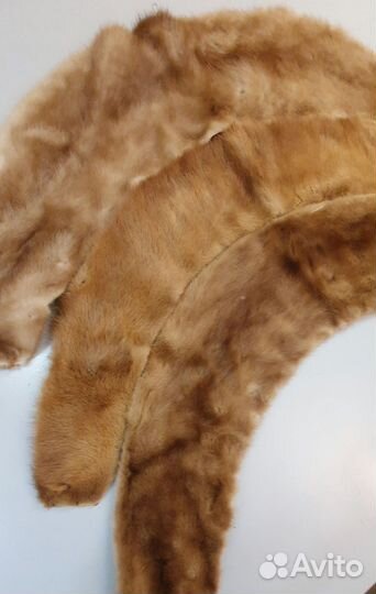 Шкурки норки СССР , воротники