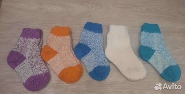 Шерстяные носки детские 5 пар