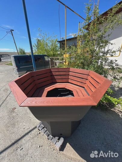 Банный чан из металла