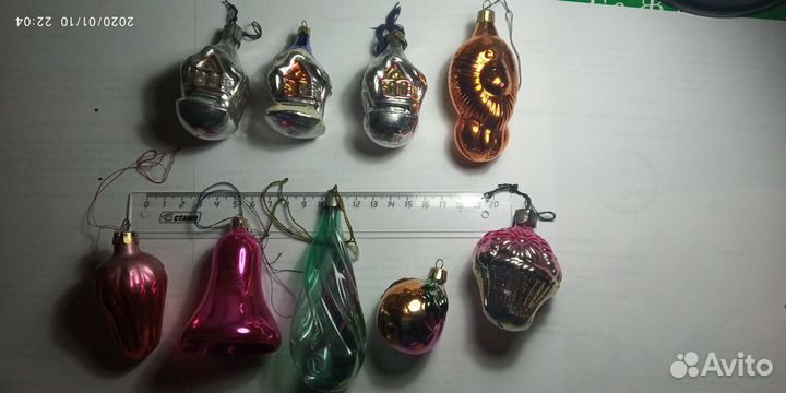 Елочные игрушки СССР