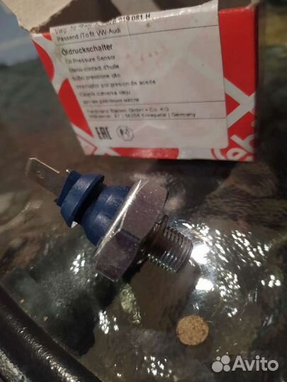 Датчик давления масла passat b3 двигатель 1.8 rp
