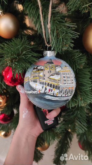 Новогодние шары ручной работы