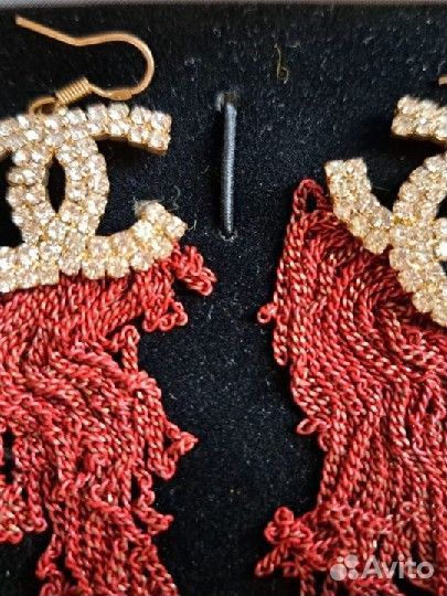 Серьги Chanel