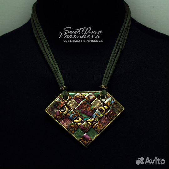 Комплект пэчворк дизайнерские украшения