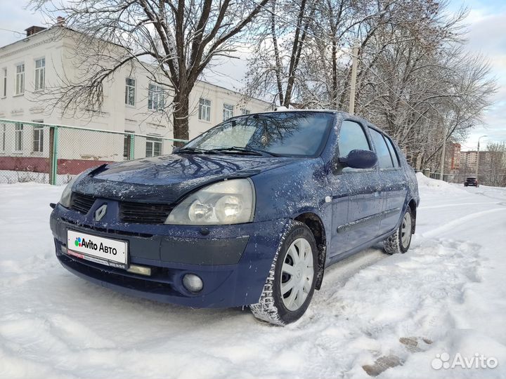 Renault Symbol 1.4 МТ, 2004, 160 000 км