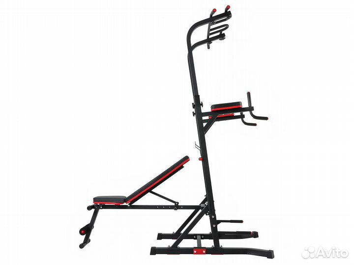 Турник-пресс-брусья со скамьей Unix Fit