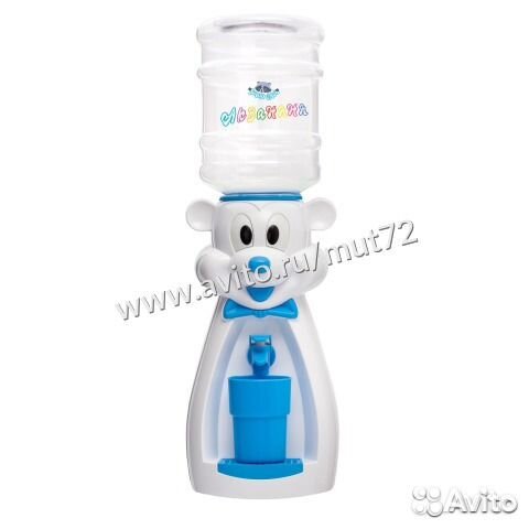 Детский кулер Акваняня Мышка белый