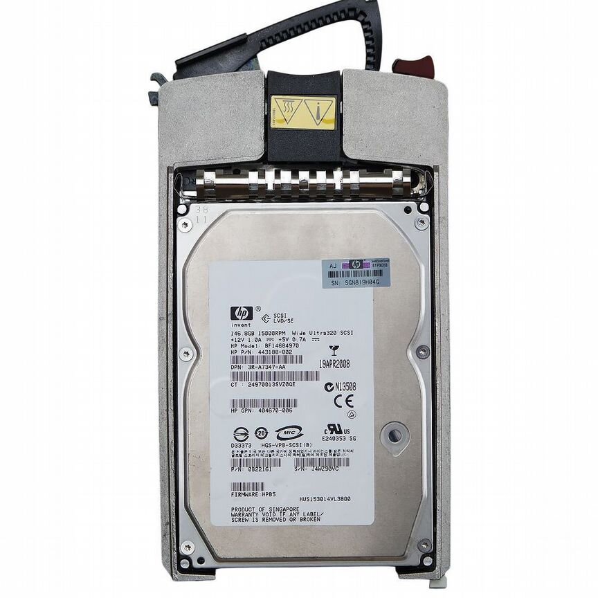 [443188-002] Жесткий Диск Hp Bf14684970 146,8gb U320scsi 3.5" 443188-002