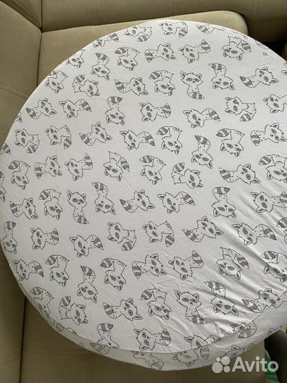 Матрас в круглую детскую кроватку