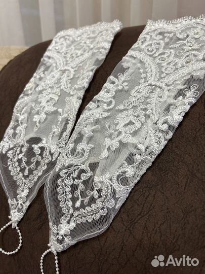 Перчатки свадебные