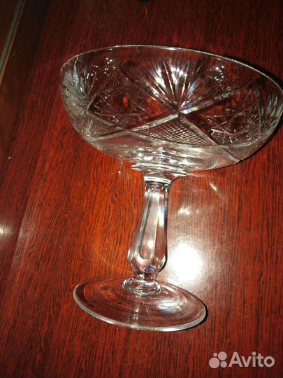 Ваза хрустальная для конфет