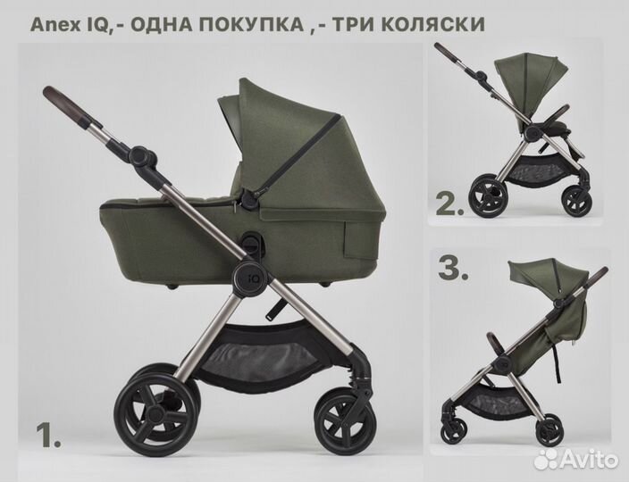 Коляска Anex IQ 3в1