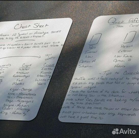 Broke B-Word: tarot training deck