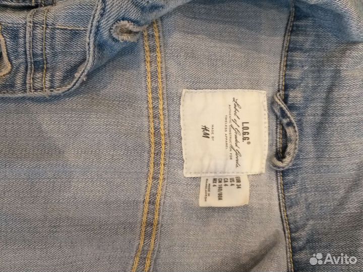 Джинсовая куртка детская H&M размер 34